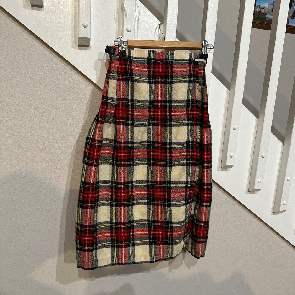 Vintage wool skirt by Moffat Woollens